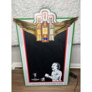 Centenario Tequila Mexico Team Memo Ochoa Soccer World Cup Large Chalkboard RARE